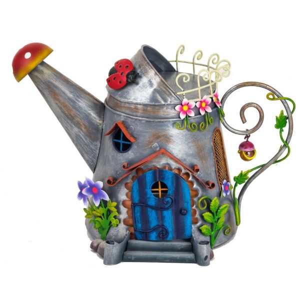 Maisonnette arrosoir en métal Fairy kingdom