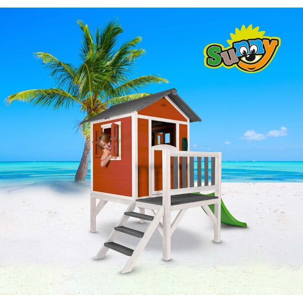Maisonnette enfant Sunny Lodge XL en hemlock - 7