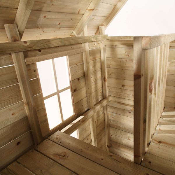 Maisonnette enfant en bois 2 étages Loft - 6