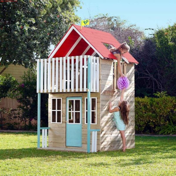 Maisonnette enfant en bois 2 étages Loft - 5