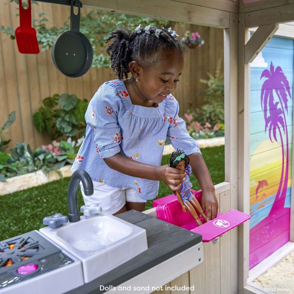 Maisonnette pour enfants en bois Barbie plage - 534,65