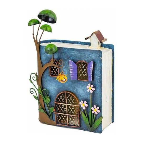 Maisonnette livre en métal Fairy Book