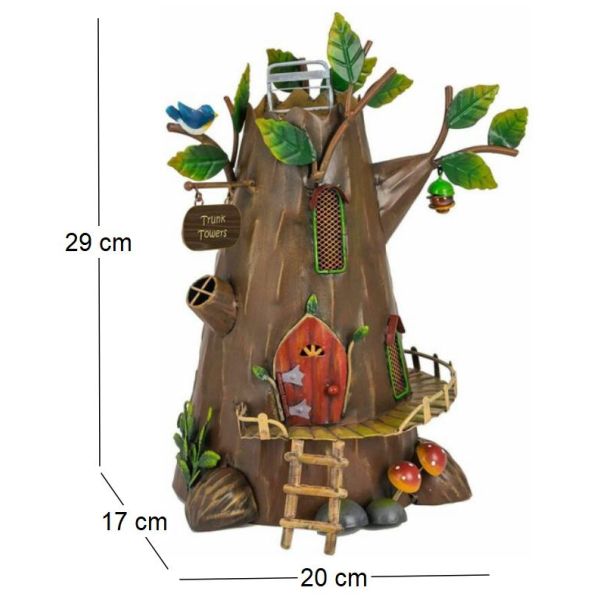 Maisonnette en métal Pixie trunk tower - 5