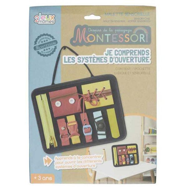 Malette d'activité multi sensorielle montessori