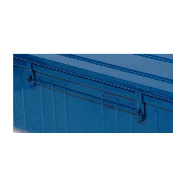 Malle de rangement en métal bleu - 7