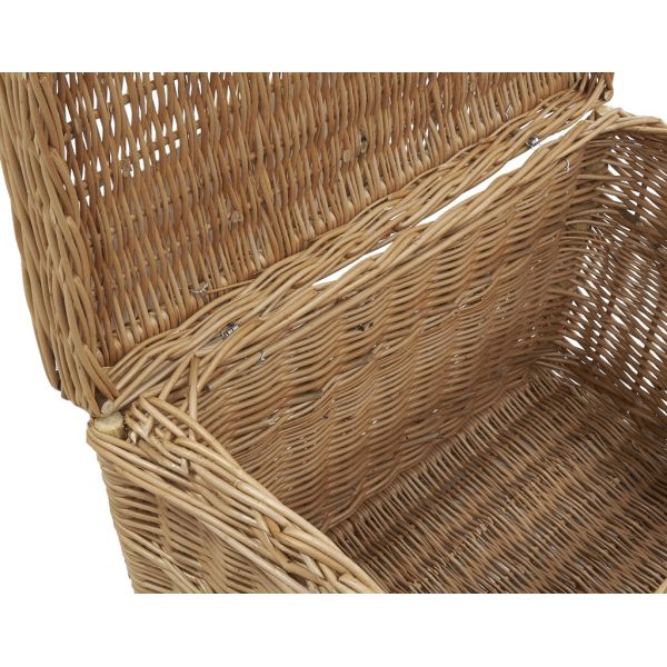 Malle de rangement en osier buff - AUB-0596