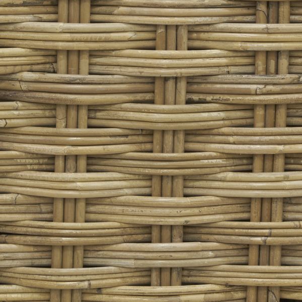 Malle rectangulaire en poelet gris (Lot de 2) - 5