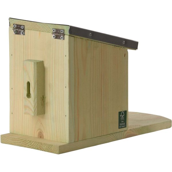 Mangeoire ecureuil en bois et zinc - 5