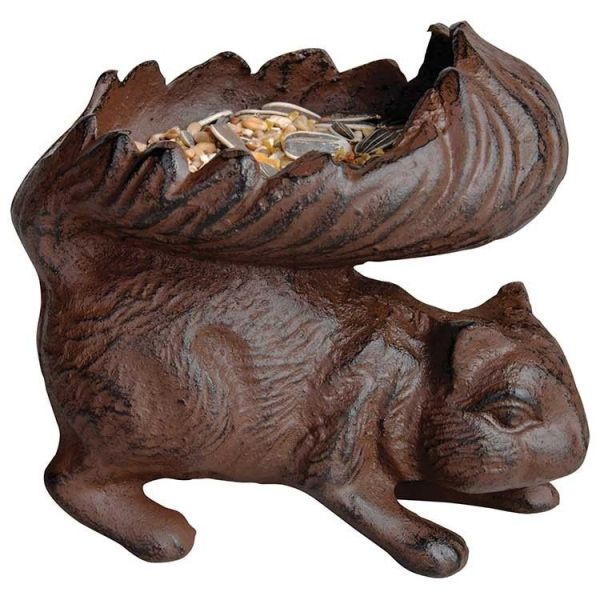 Mangeoire écureuil en fonte - 15,90