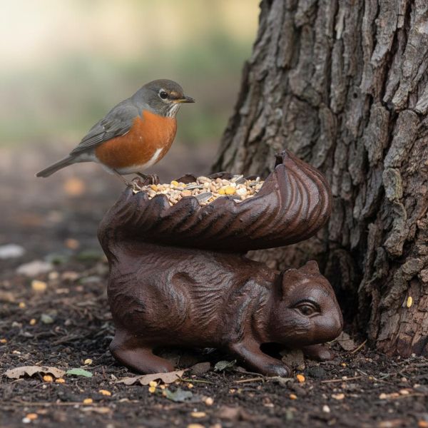 Mangeoire écureuil en fonte - BEST FOR BIRDS