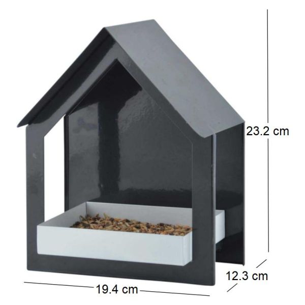 Mangeoire murale en acier - BEST FOR BIRDS