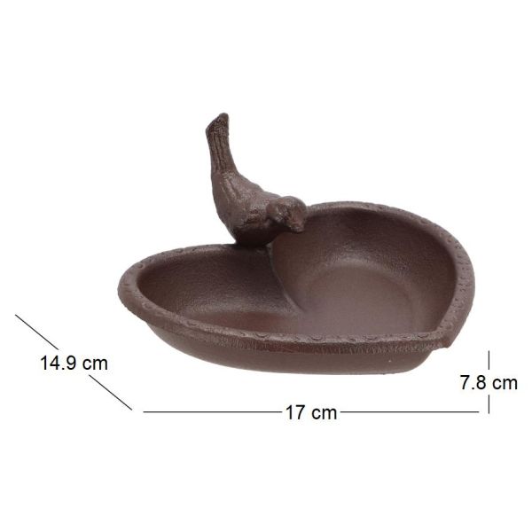 Mangeoire à oiseau en fonte Joli coeur - 9