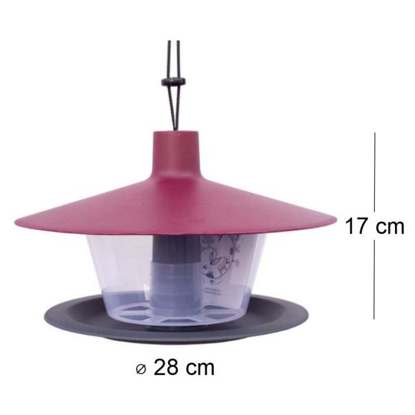 Mangeoire à oiseaux en plastique Cap - SOV-0160