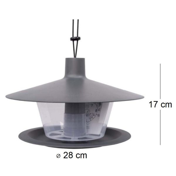 Mangeoire à oiseaux en plastique Cap - SOV-0159