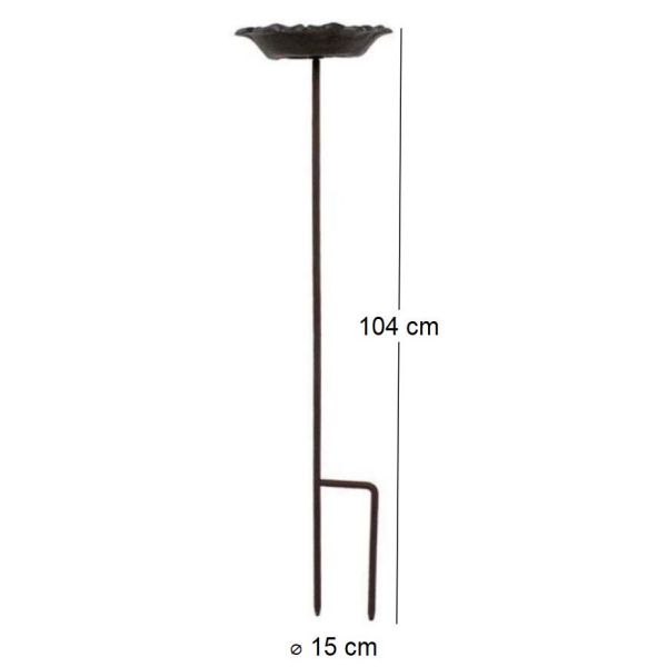 Mangeoire à planter en fonte 15 x 104 cm - LA GRANDE PRAIRIE