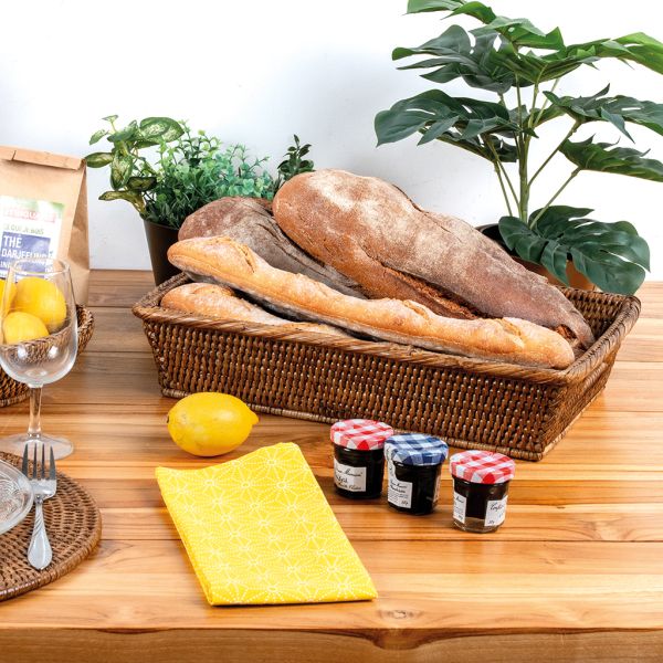 Manne en rotin antique - AUBRY GASPARD