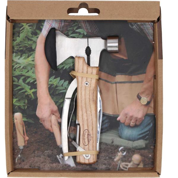 Marteau multifonction en acier inoxydable et bois de frêne - GARDEN TOOLS