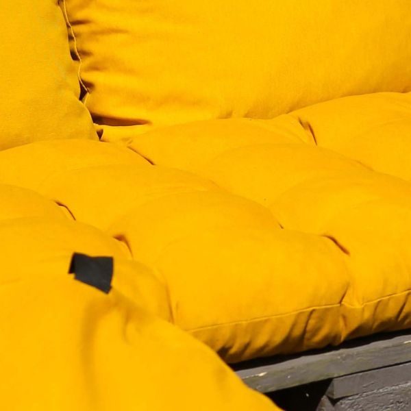 Matelas en tissu capitonné 120 x 60 cm Colors - JARDIN PRIVE