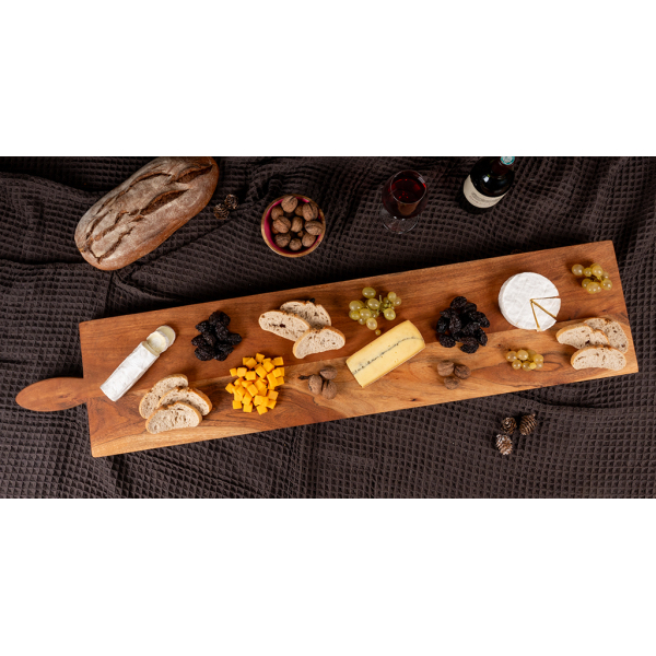 Maxi planche à découper en bois d'acacia - 6