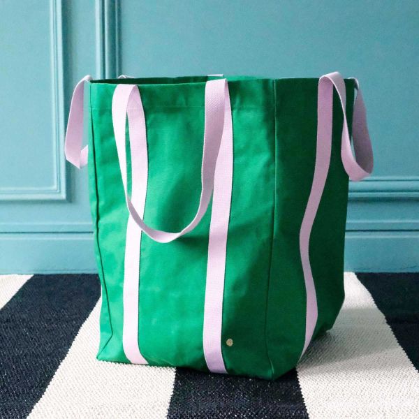 Maxi sac en coton bio Poppins 48 x 33 x 33 cm - VIVARAISE