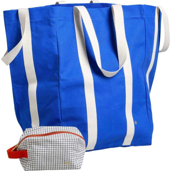 Maxi sac en coton bio Poppins 48 x 33 x 33 cm - SDE-0795