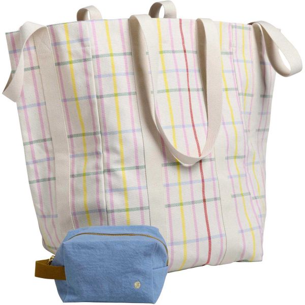 Maxi sac en coton bio Poppins 48 x 33 x 33 cm - SDE-0794