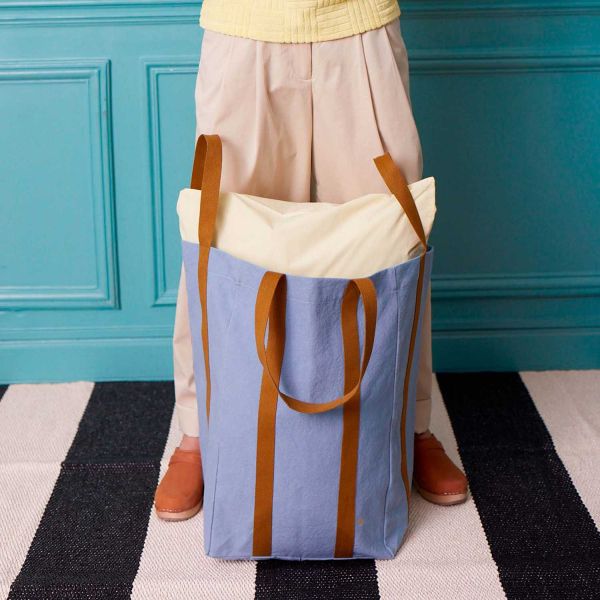 Maxi sac en coton bio Poppins 48 x 33 x 33 cm - VIVARAISE
