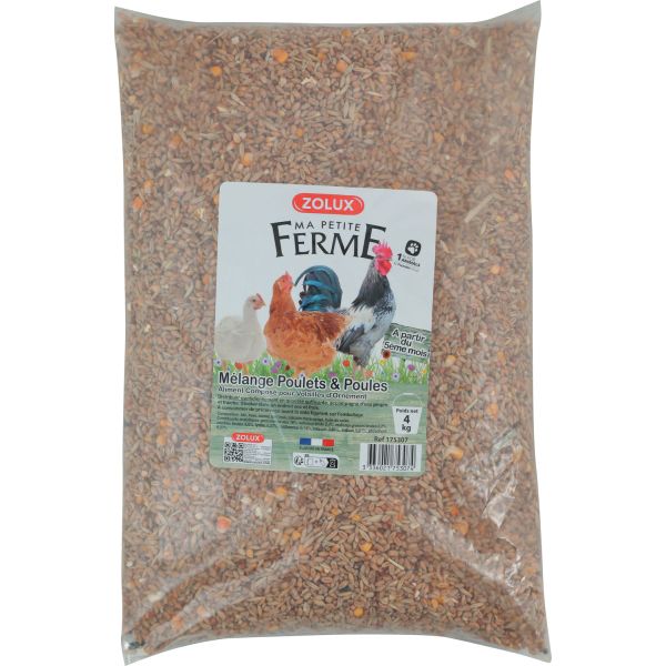 Mélange pour poulets et poules