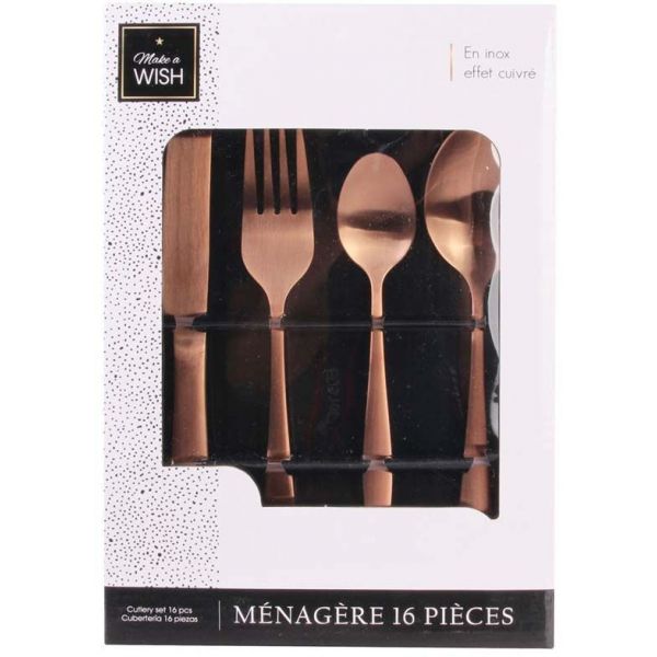 Ménagère inox 16 pièces Table chic - CMP-0866