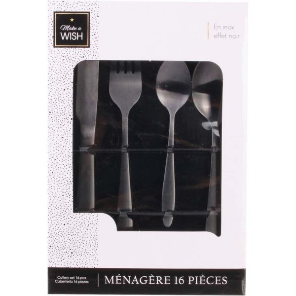 Ménagère inox 16 pièces