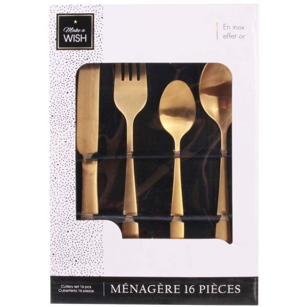 Ménagère inox 16 pièces Table chic - CMP-0865