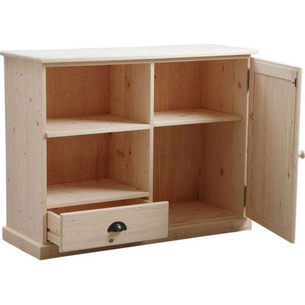 Meuble tv en bois brut - AUBRY GASPARD