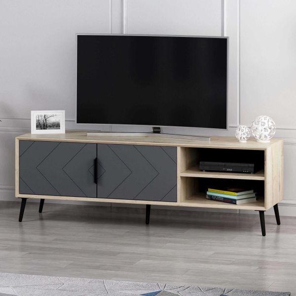 Meuble TV en agglomeré Berry - 6