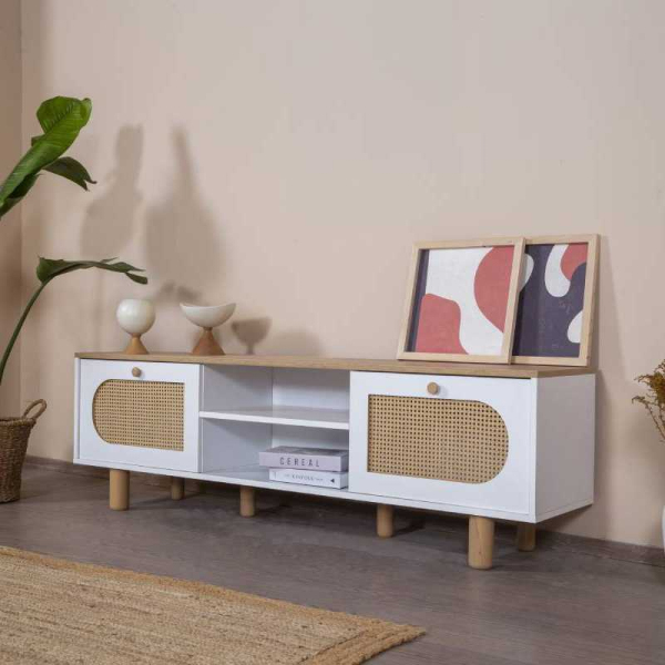 Meuble TV en aggloméré Bohemia - HANAH HOME