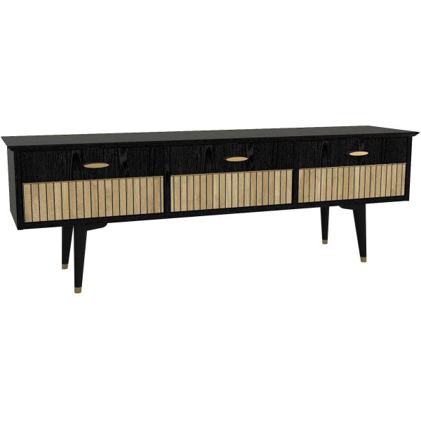 Meuble TV en aggloméré 150 x 35 x 49,7 cm Bolea - 319
