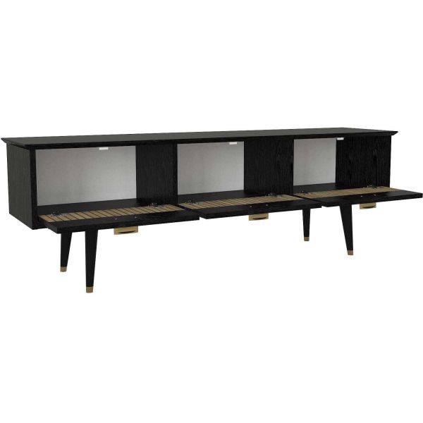 Meuble TV en aggloméré 150 x 35 x 49,7 cm Bolea - 5