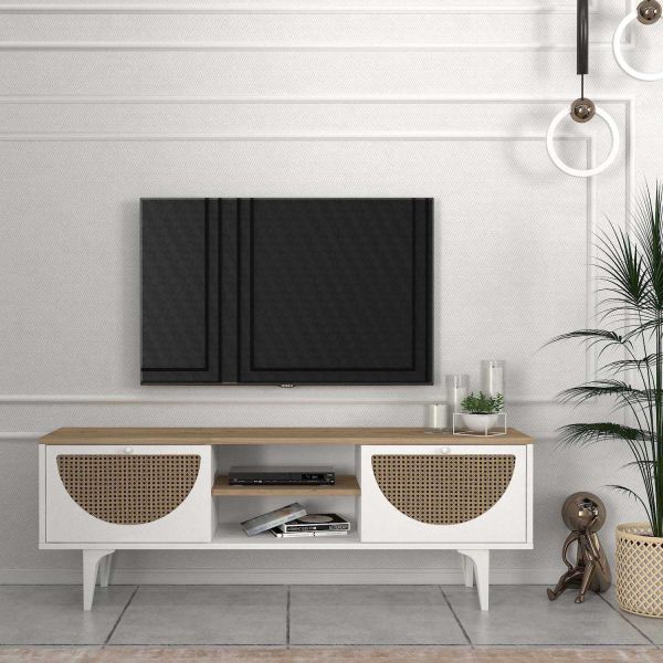 Meuble TV en aggloméré Burito - HANAH HOME