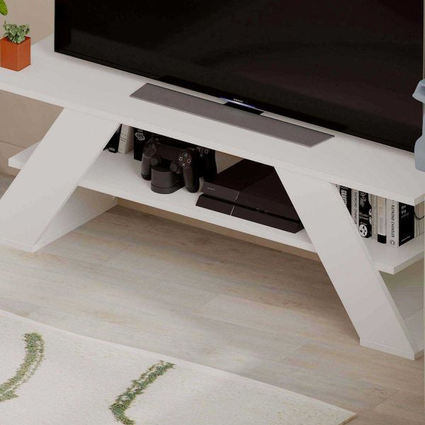Meuble TV en aggloméré Farfalla - 5