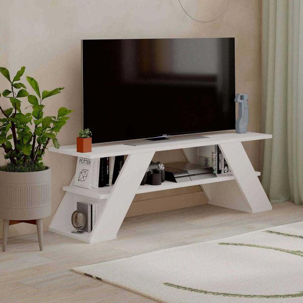 Meuble TV en aggloméré Farfalla - 7