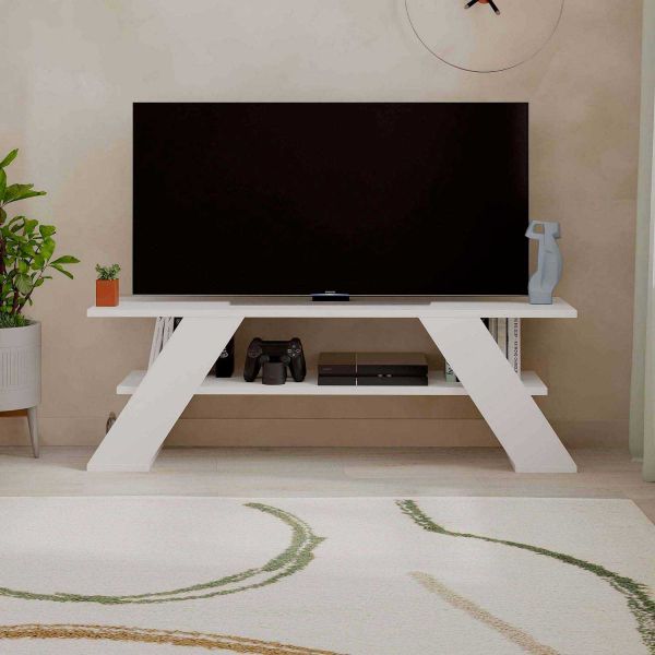 Meuble TV en aggloméré Farfalla - HANAH HOME