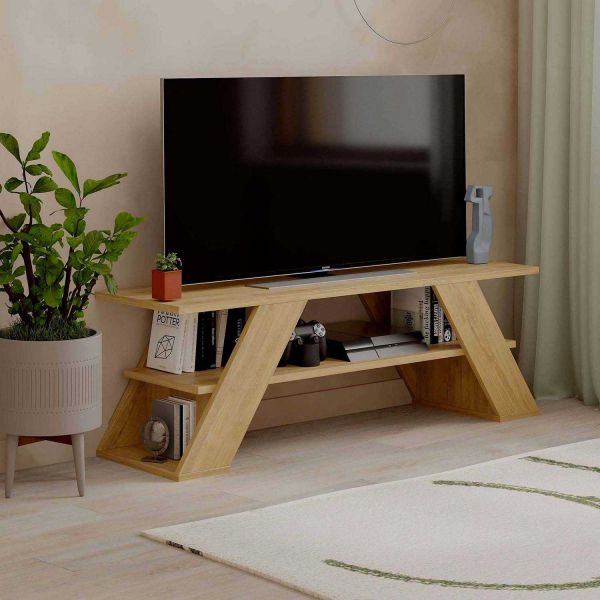 Meuble TV en aggloméré Farfalla - 6