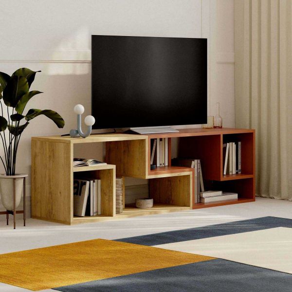 Meuble TV en agglomeré Glis - HANAH HOME