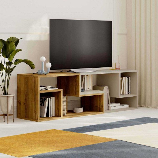 Meuble TV en agglomeré Glis - HANAH HOME