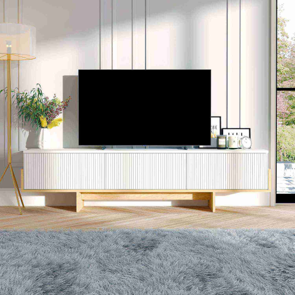 Meuble TV en aggloméré Hege - HANAH HOME