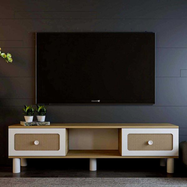 Meuble TV en aggloméré Inci Bohem - HANAH HOME