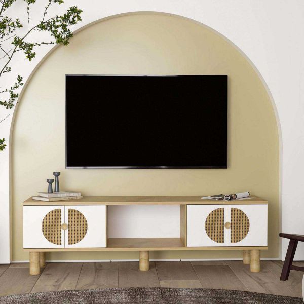 Meuble TV en aggloméré Inci Bohem - HANAH HOME