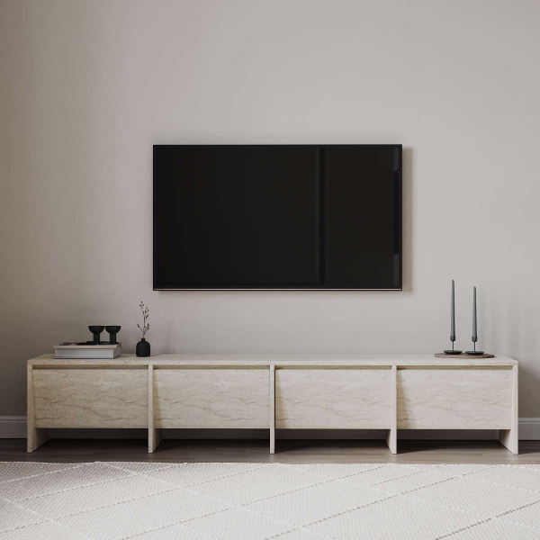Meuble TV en aggloméré Laris - HANAH HOME