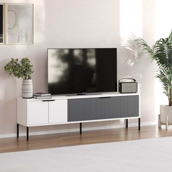 Meuble TV en aggloméré Noah - HANAH HOME