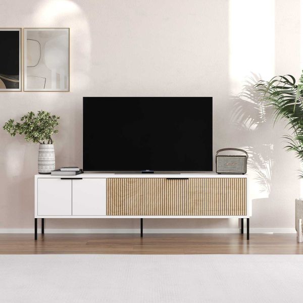 Meuble TV en aggloméré Noah - 5