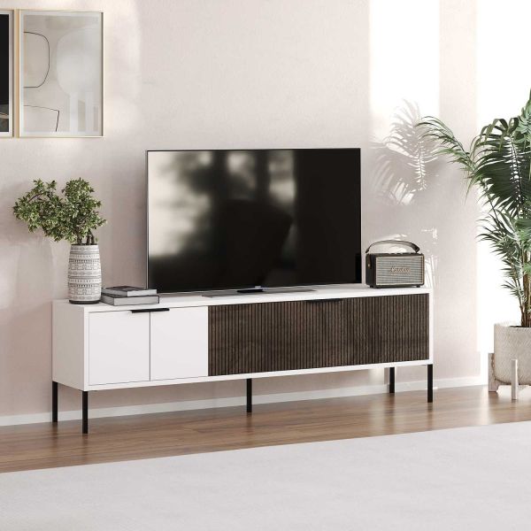 Meuble TV en aggloméré Noah - HANAH HOME